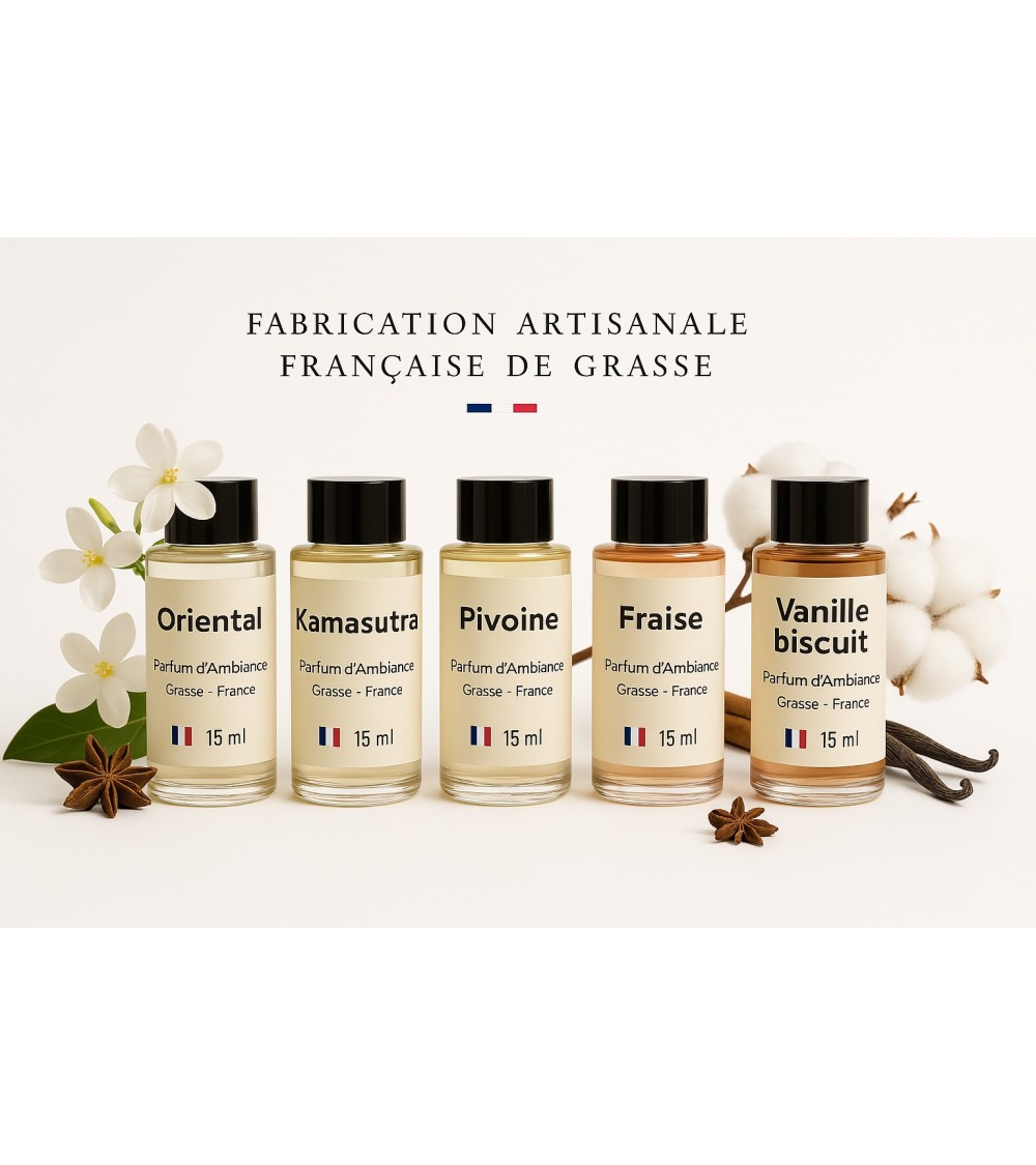 Extrait de parfum de Grasse 15ml fabrication artisanale et Française