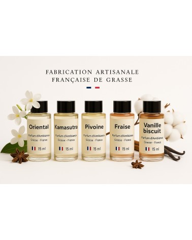 Extrait de parfum de Grasse 15ml fabrication artisanale et Française
