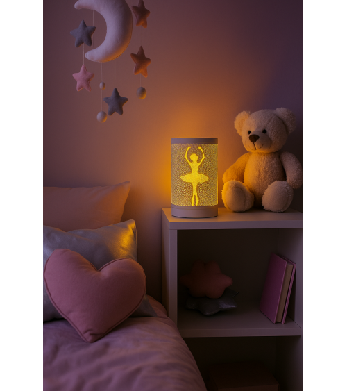 Lampe diffuseur de parfum motif Danseuse, élégance et ambiance parfumée.