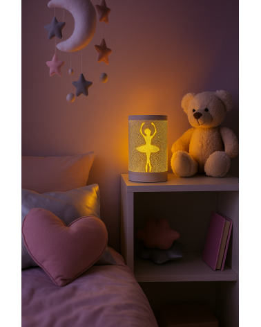 Lampe aromathérapie Danseuse, design raffiné et senteur délicate.