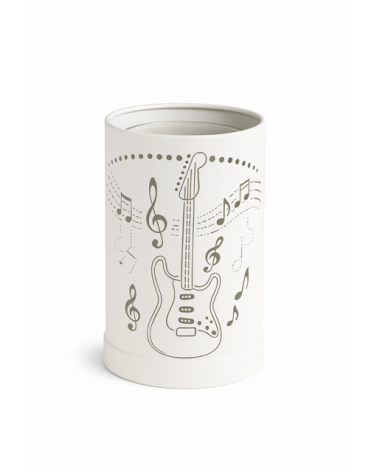Lampe diffuseur de parfum motif Guitare, esprit musical et ambiance parfumée.
