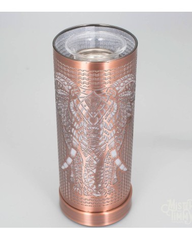 Lampe diffuseur de parfum motif Éléphant, décoration exotique et ambiance parfumée.