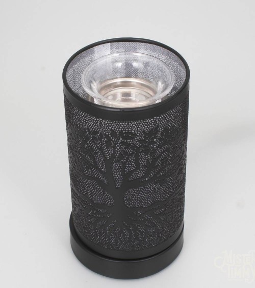 Lampe diffuseur de parfum motif Arbre de vie, symbolique et bien-être.
