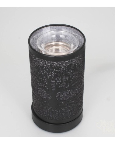 Lampe diffuseur de parfum motif Arbre de vie, symbolique et bien-être.