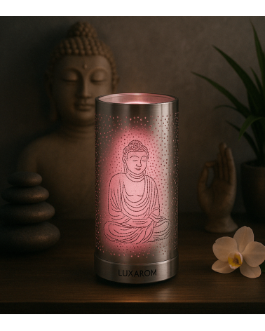 Lampe aromathérapie Bouddha, sérénité et design apaisant.