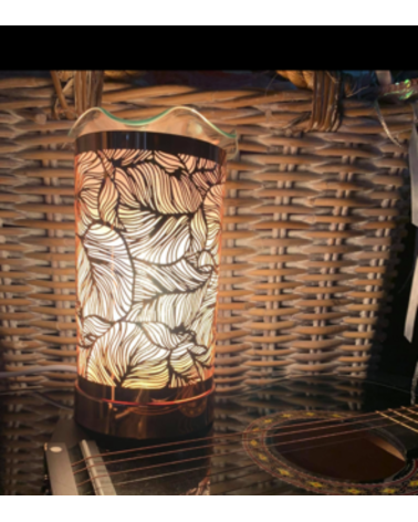 lampe diffuseur de parfum modele feuille chic epuré style design