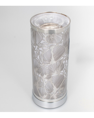 Lampe diffuseur de parfum motif Nénuphar, ambiance florale et relaxante.