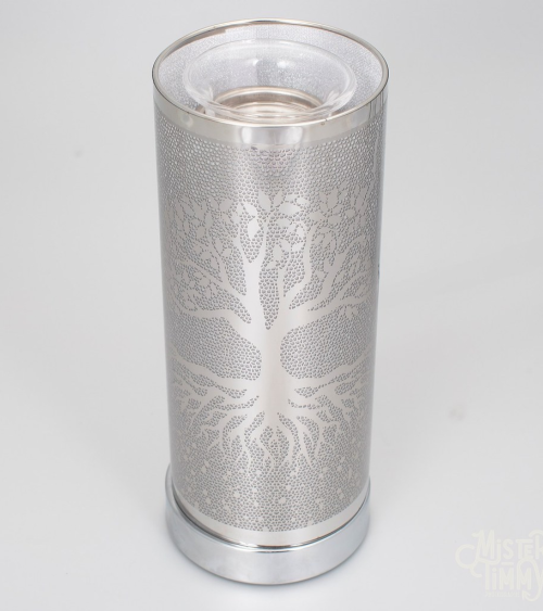 Lampe diffuseur de parfum motif Arbre de vie, symbolique et bien-être.