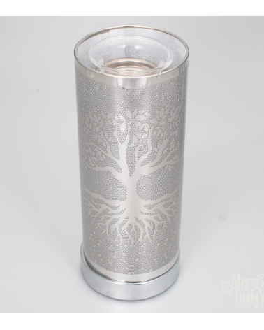 Lampe diffuseur de parfum motif Arbre de vie, symbolique et bien-être.