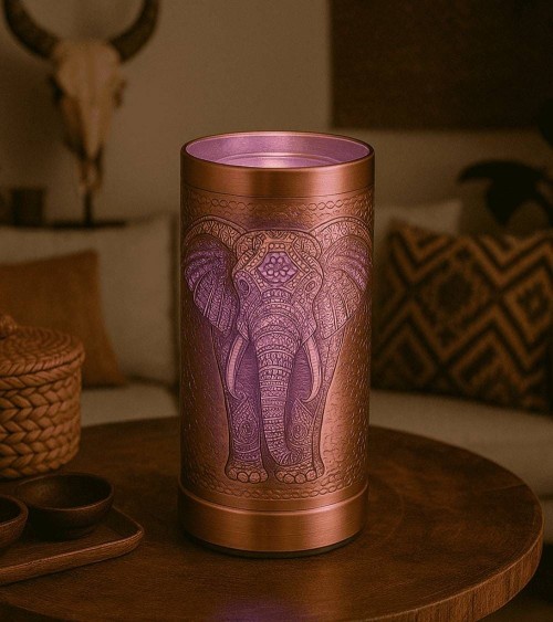 Lampe design Éléphant, diffusion délicate et style élégant.