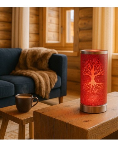 lampe diffuseur de parfum arbre vie famille racine