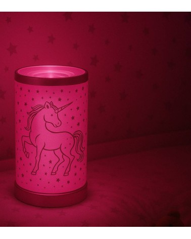 Lampe décorative Licorne, style magique et ambiance parfumée.