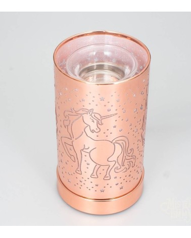 Lampe diffuseur de parfum motif Licorne, design féérique et diffusion parfumée.