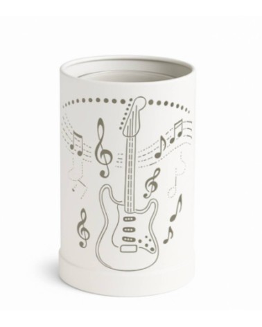 Lampe diffuseur de parfum motif Guitare, esprit musical et ambiance parfumée.
