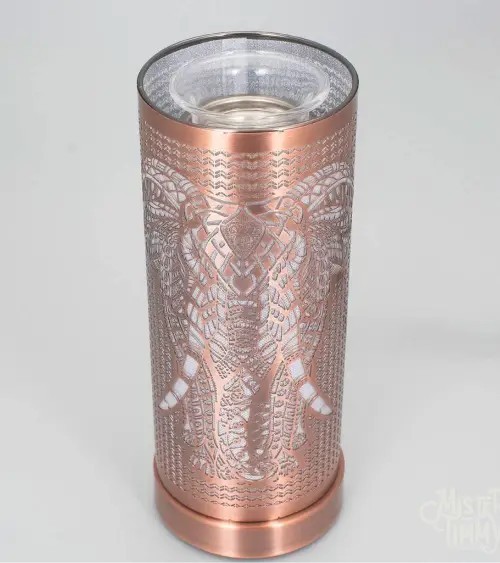 lampe diffuseur de parfum d'ambiance et de parfum artisanale de Grasse. 9 couleurs intégrées.