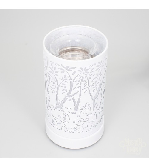 Lampe veilleuse enfant 19 cm – Diffuseur LED décoratif et apaisant – Modèles Licorne, Danseuse, Forêt enchantée