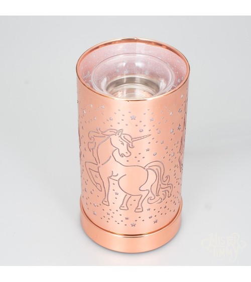 Lampe veilleuse enfant 19 cm – Diffuseur LED décoratif et apaisant – Modèles Licorne, Danseuse, Forêt enchantée