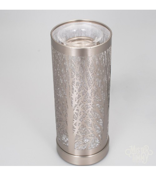 lampe diffuseur de parfum d'ambiance et de parfum artisanale de Grasse. 9 couleurs intégrées.