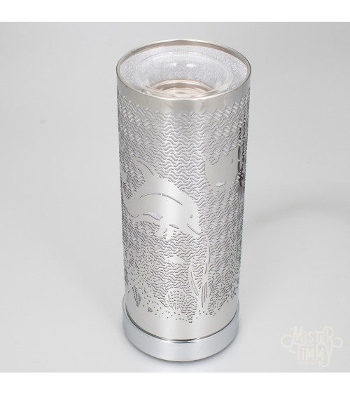 lampe diffuseur de parfum d'ambiance et de parfum artisanale de Grasse. 9 couleurs intégrées.