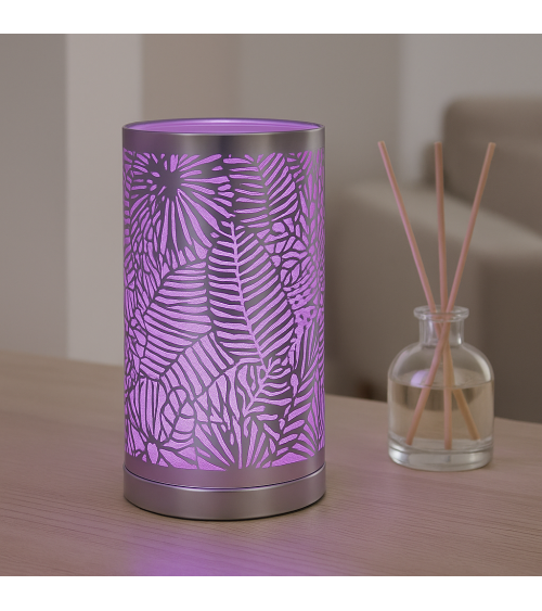 lampe diffuseur de parfum d'ambiance et de parfum artisanale de Grasse. 9 couleurs intégrées.