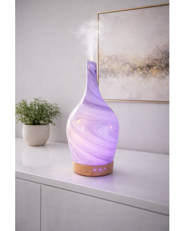 Lampe diffuseur vapeur LED décorative à couleurs changeantes