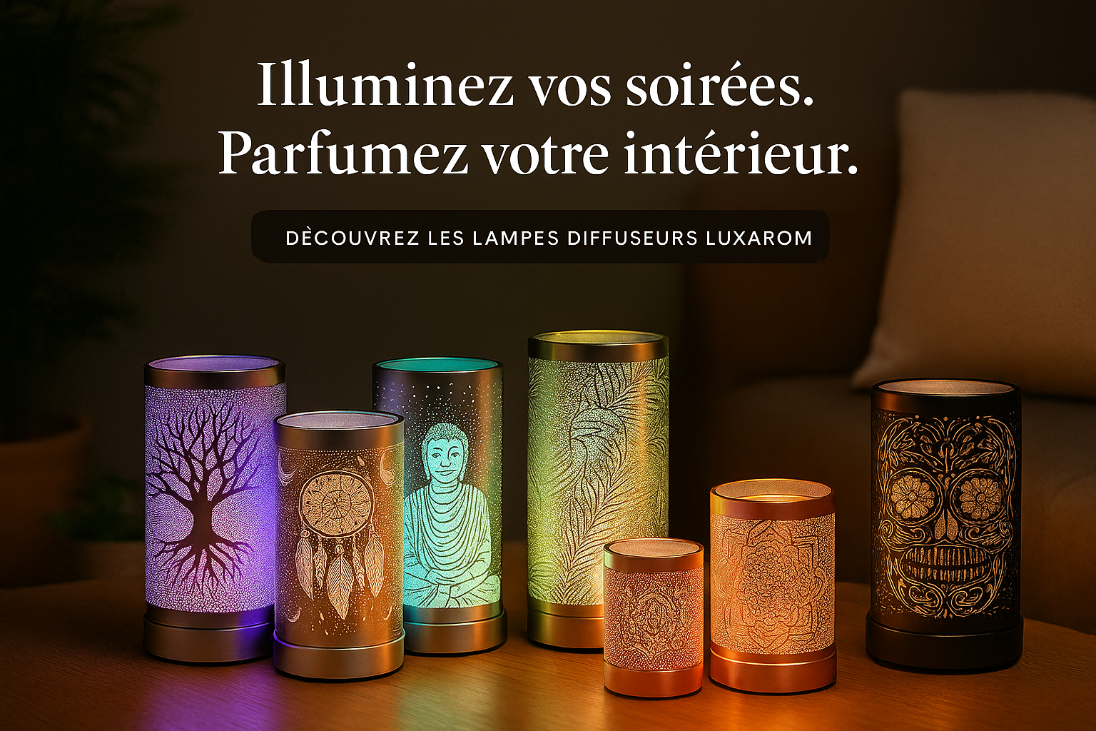Gamme lampe diffuseur de parfum